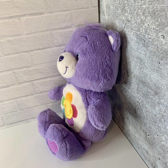 Care Bears American Greetings 2012 Harmony Purple 13” Bear Plush - Picture 6 of 7